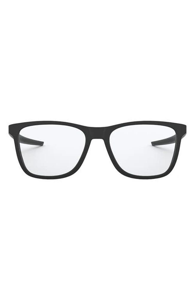 Oakley Centerboard 55mm Square Optical Glasses in Shiny Black at Nordstrom