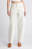 Re/Done Engineered Wide Leg Jeans Vintage White at Nordstrom,