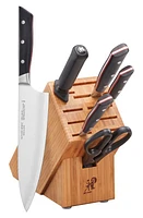 MIYABI Evolution 7-Piece Knife Block Set in Silver at Nordstrom