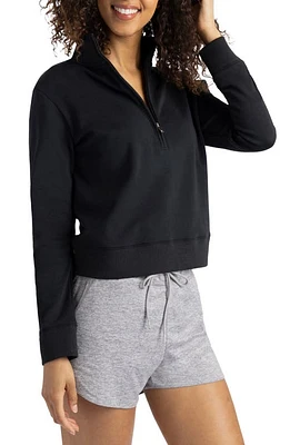 TravisMathew Cloud Half Zip Pullover at Nordstrom,