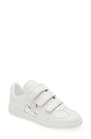 Isabel Marant Beth Low Top Sneaker in White/Silver at Nordstrom, Size 6Us