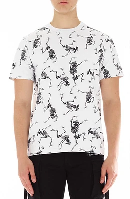 Cult of Individuality Skeleton Graphic T-Shirt White at Nordstrom,