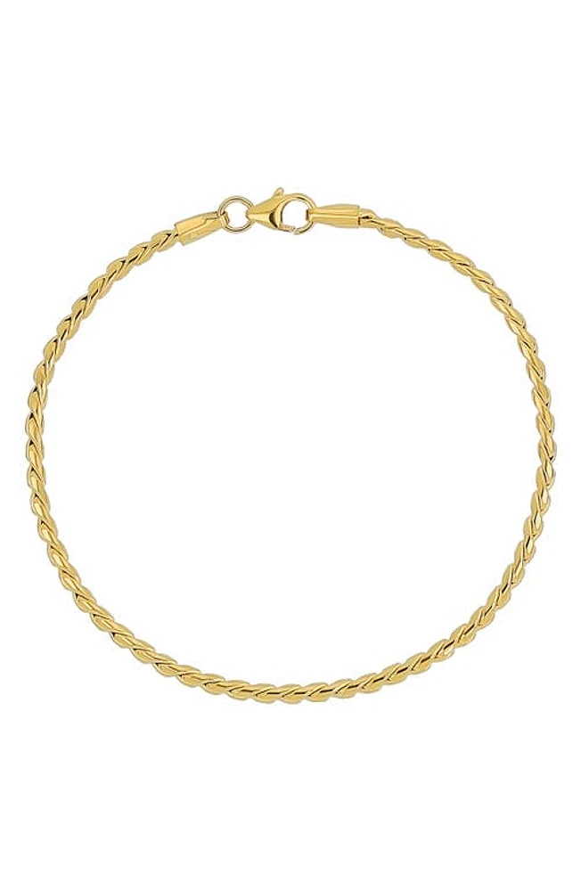 Bony Levy Kiera 14K Gold Twisted Chain Bracelet in 14K Yellow Gold at Nordstrom