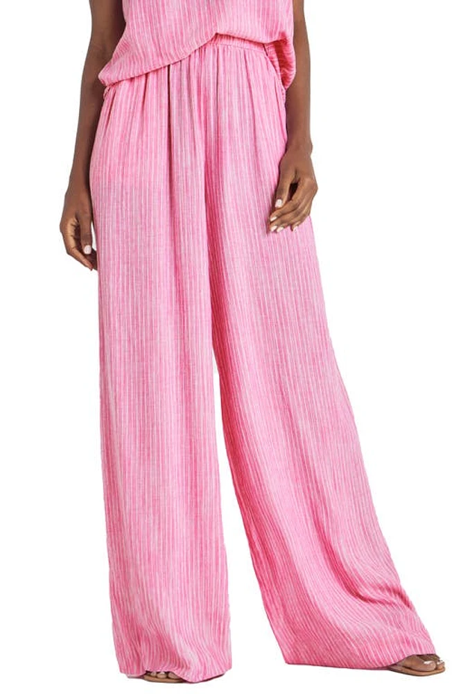 Splendid Frankie Stripe Wide Leg Pants Fiore at Nordstrom,