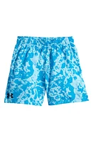 Under Armour Kids' Splash Print Performance Athletic Shorts Capri at Nordstrom