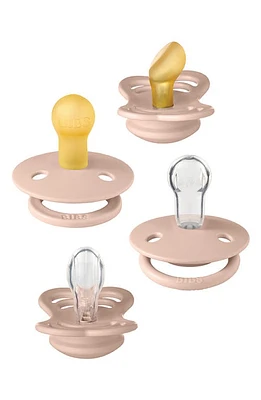 BIBS 4-Pack Try-It Collection Pacifier Set in Blush at Nordstrom