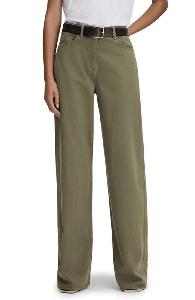 Reiss Colorado Straight Leg Pants Khaki at Nordstrom, Us