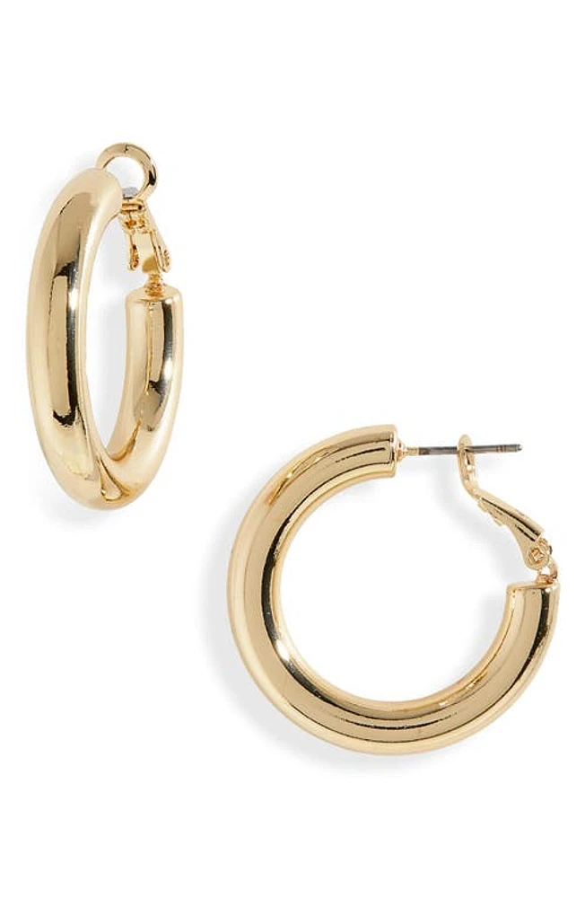 Nordstrom Tube Hoop Earrings in Gold at Nordstrom