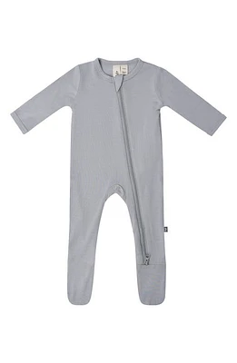 Kyte BABY Zip-Up Footie in Storm at Nordstrom