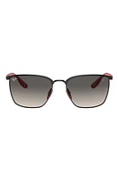 Ray-Ban x Ferrari Scuderia 56mm Square Sunglasses in Matte Black at Nordstrom