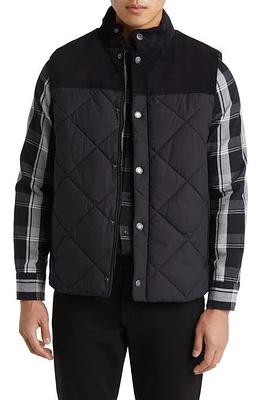 Barbour Elmwood Quilted Vest in Black at Nordstrom, Size Xx-Large