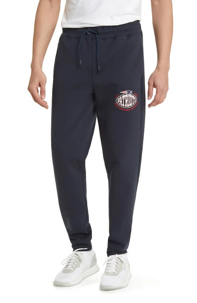 BOSS x NFL Cotton Blend Joggers New England Patriots Dark Blue at Nordstrom,