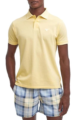 Barbour Lightweight Sports Piqué Polo Heritage Lemon at Nordstrom,