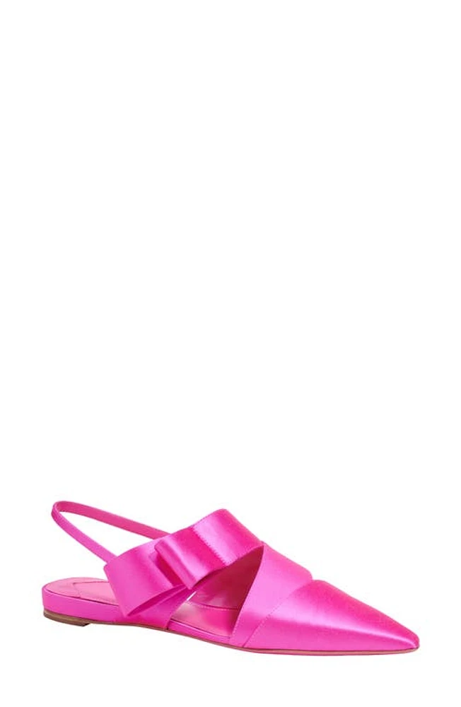 Kate Spade New York bianca pointed toe slingback flat Vivid Snapdragon at Nordstrom,