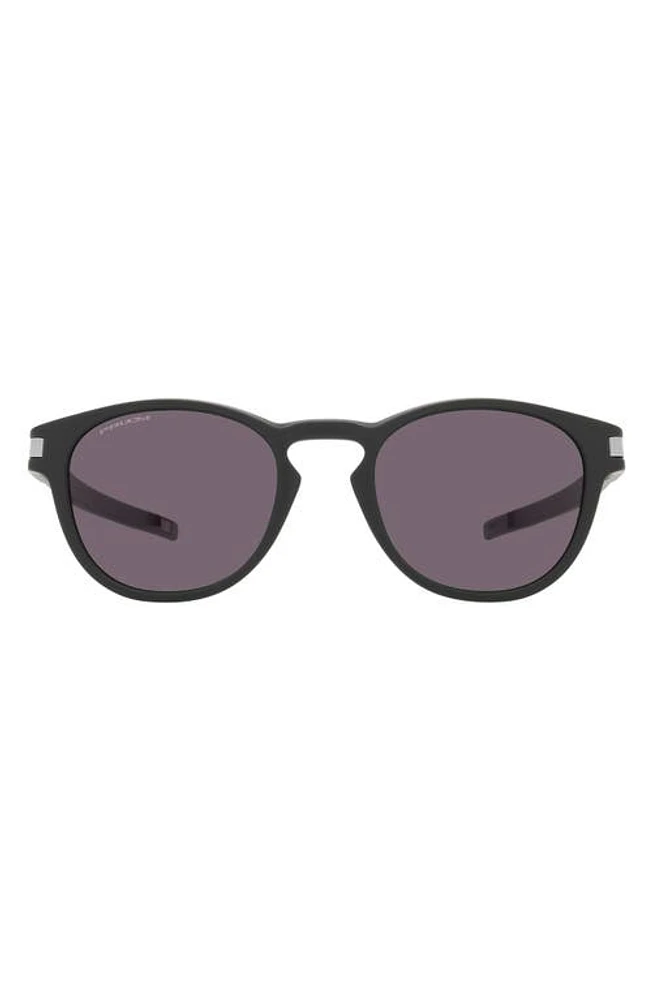 Oakley Latch 53mm Prizm Oval Sunglasses in Grey Jeans at Nordstrom