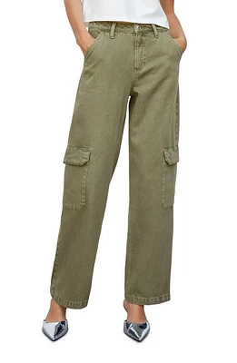 MANGO Wide Leg Cargo Jeans Khaki at Nordstrom,