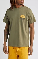 Service Works Sunny Side Up Organic Cotton Graphic T-Shirt Olive at Nordstrom,