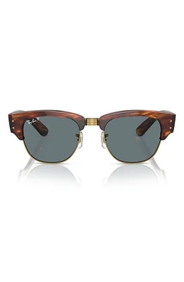 Ray-Ban Mega Clubmaster 53mm Polarized Transition Square Sunglasses in Striped Havana at Nordstrom