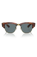 Ray-Ban Mega Clubmaster 53mm Polarized Transition Square Sunglasses in Striped Havana at Nordstrom