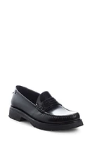 Saint Laurent Le Loafer Monogram Penny Nero/Nero at Nordstrom,