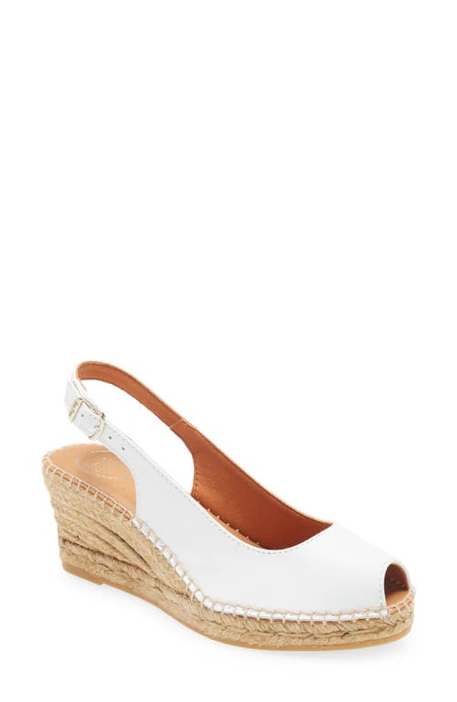 Toni Pons Croacia Espadrille Wedge Leather at Nordstrom,