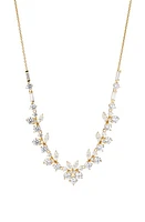 Nadri Chiara Cubic Zirconia Cluster Necklace in Gold at Nordstrom