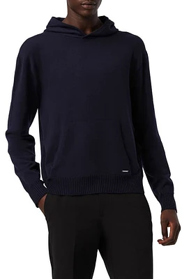 AlphaTauri Foton Seamless 3D Hoodie Sweater Navy at Nordstrom,