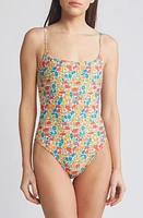 Nu Swim x Liberty London Floral One-Piece Swimsuit Red Multi at Nordstrom,