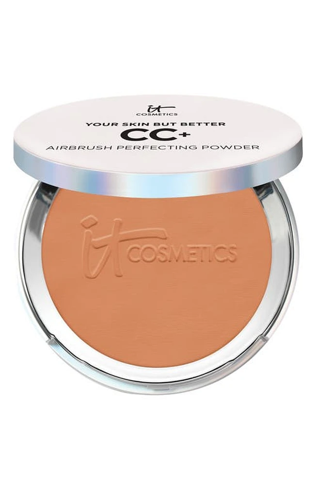 IT Cosmetics Your Skin But Better CC+ Airbrush Perfecting Powder in Rich at Nordstrom