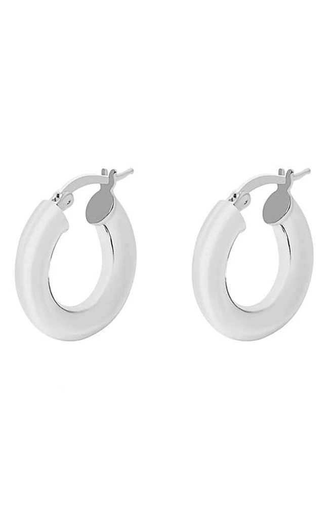 Argento Vivo Sterling Silver Tube Huggie Hoop Earrings at Nordstrom