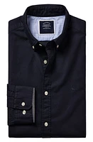 Charles Tyrwhitt Slim Fit Cotton Dress Shirt Navy at Nordstrom,