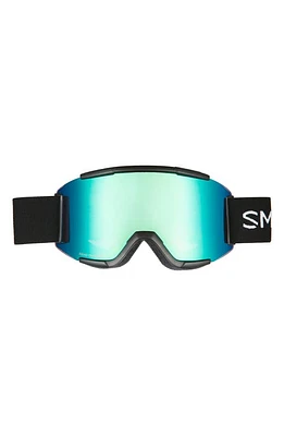 Smith Squad 180mm ChromaPop Snow Goggles in Black Storm Rose Flash at Nordstrom