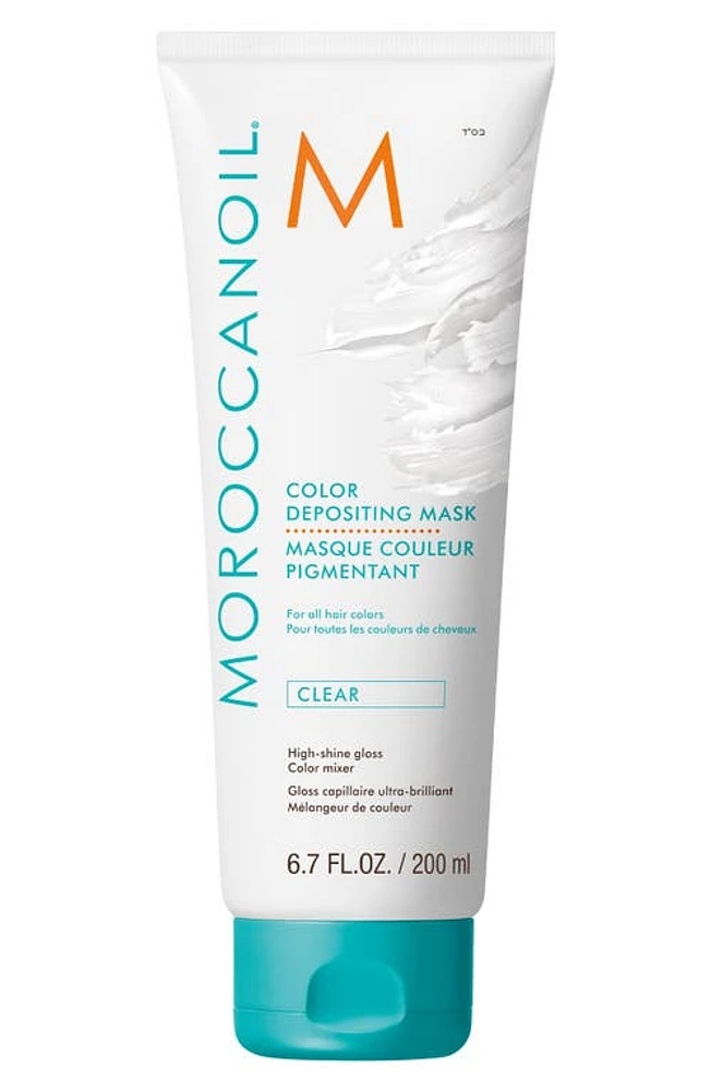 MOROCCANOIL High Shine Gloss Color Depositing Mask Clear at Nordstrom, Size 6.7 Oz