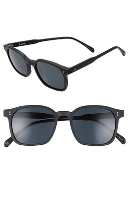 Brightside Dean 51mm Square Sunglasses in Matte Black/Grey at Nordstrom