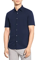 Theory Irving Short Sleeve Button-Up Shirt at Nordstrom,