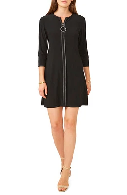 Chaus Zip-Up Dress Black at Nordstrom,