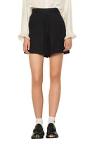 sandro Hugo Pleated Shorts in Black at Nordstrom, Size 2 Us