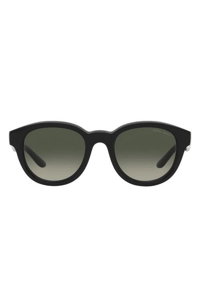 Armani Exchange 49mm Gradient Small Phantos Sunglasses in Black at Nordstrom