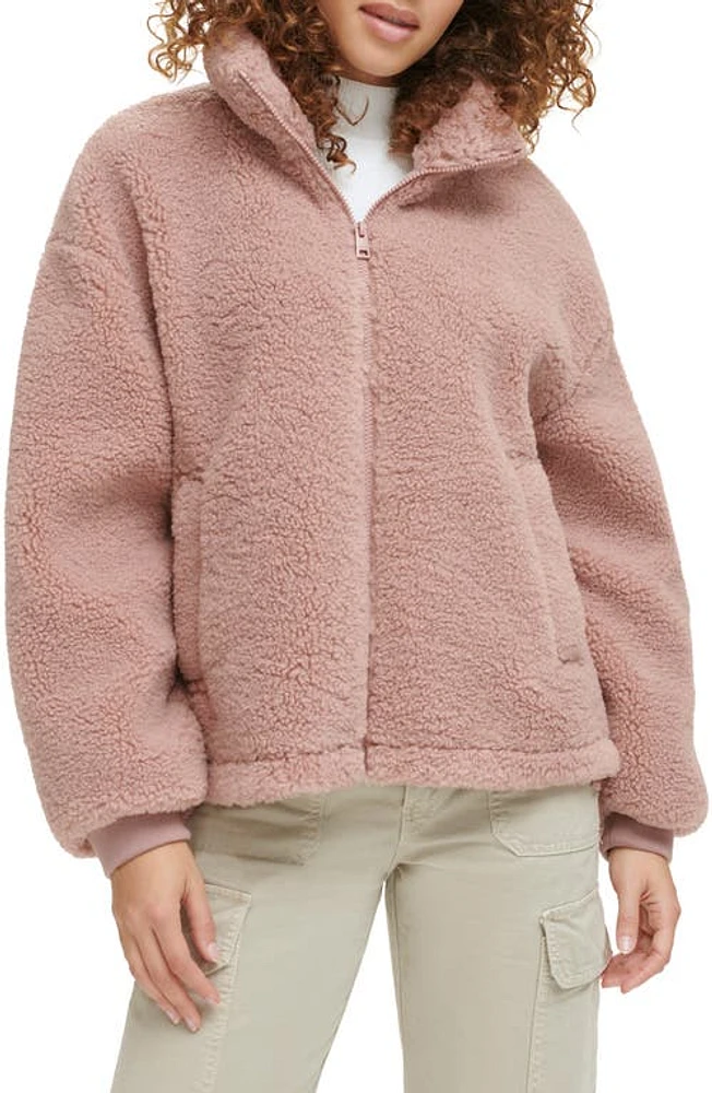 levi's Zip Front Teddy Jacket at Nordstrom,