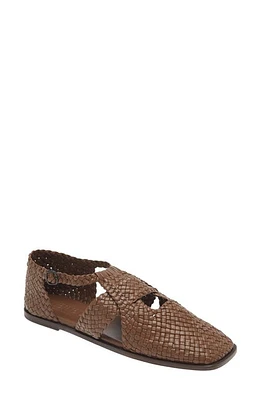 HEREU Serra Woven Sandal Brown at Nordstrom,