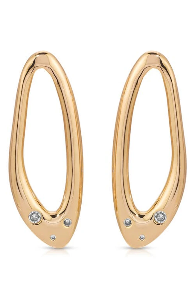 Ettika Organic Frontal Hoop Earrings in Gold at Nordstrom