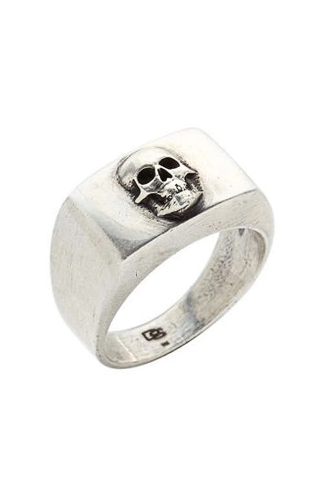 Degs & Sal Skull Ring Silver at Nordstrom,