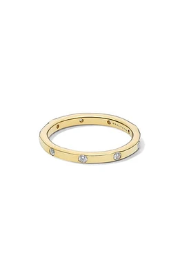 Ippolita Stardust Diamond Station Band Ring in Gold at Nordstrom, Size 7