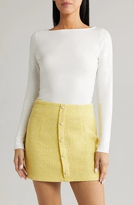 All Favor Boat Neck Jersey Top at Nordstrom,