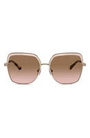 Michael Kors Greenpoint 57mm Gradient Polarized Square Sunglasses in Brown at Nordstrom