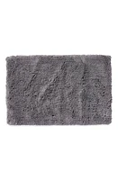 Coyuchi Organic Cotton Shag Bath Rug in Slate at Nordstrom