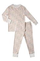 Grey Everly Fitted Two-Piece Pajamas at Nordstrom,