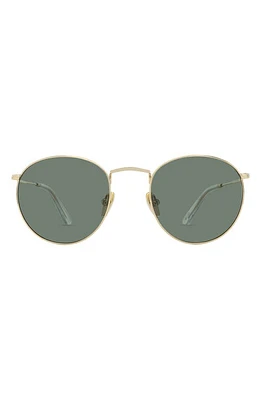 Banbé The Hawkins Polarized Round Sunglasses in Gold-Green at Nordstrom