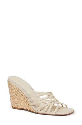 PAIGE Skyler Espadrille Wedge Sandal in Bone at Nordstrom, Size 8.5