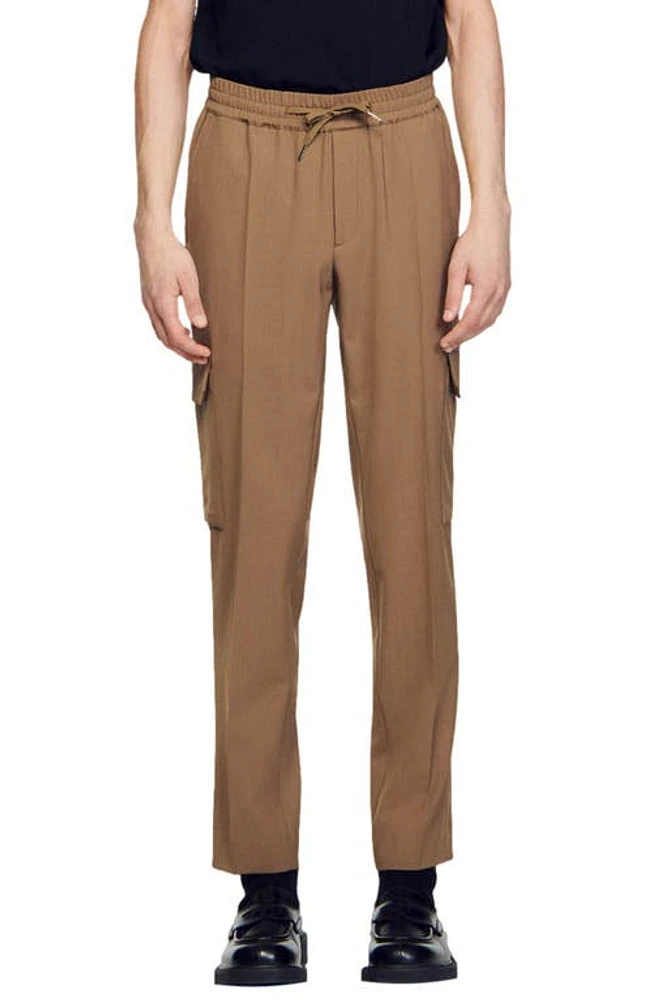 sandro Alpha Cargo Pants Light Green at Nordstrom,